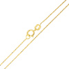 Złoty łańcuszek kostka - 45 cm pr. 585