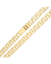 Złoty łańcuszek Garibaldi 55 cm - pr.585