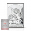 Obrazek srebrny Aniołek z latarenką