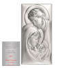Obrazek srebrny Święta Rodzina - 12 x 24 cm