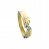 Złoty pierścionek diamentowany z cyrkonią - pr. 585