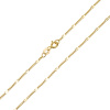 Złoty łańcuszek Figaro 40 cm - pr. 585
