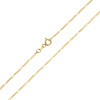 Złoty łańcuszek Figaro 45 cm - pr. 585