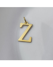 Złota zawieszka literka 