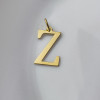 Złota zawieszka literka 