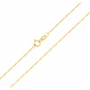 Złoty łańcuszek - Singapur 45 cm pr. 333