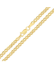 Złoty łańcuszek - Monaliza 50 cm pr. 333