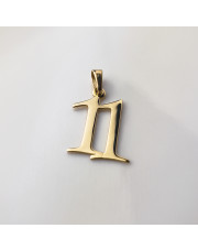 Złota zawieszka - liczba 11 - pr.585