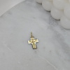 Złota zawieszka Krzyżyk katolicki złoty pr. 585