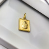  Złota zawieszka medalik z Matką Boską Częstochowską pr.333