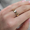 Złoty pierścionek - marino - pr.585
