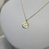 Złoty łańcuszek celebrytka znak zodiaku WAGA - pr. 333