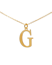 Złoty łańcuszek celebrytka literka G - pr. 333