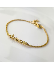 Pozłacana bransoletka 