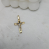 Złota zawieszka Krzyżyk katolicki złoty pr. 585