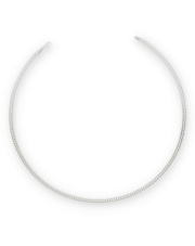 Srebrny łańcuch pełny - splot pancerka 50 cm - pr. 925
