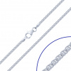 Srebrny łańcuch pełny - splot lisi ogon 55 cm - pr. 925
