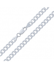Srebrny łańcuch pełny - splot pancerka 50 cm - pr.925
