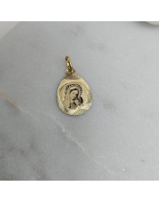 Medalik złoty łezka z Matką Boską  - pr.585
