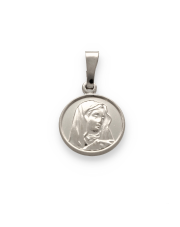 Srebrny medalik z Matką Boska - 1,3 cm - pr. 925