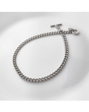 Srebrna bransoletka Pancerka 4 mm - pr. 925