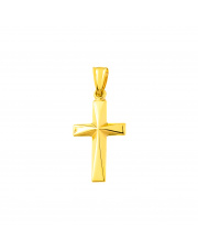 Złota zawieszka Krzyżyk katolicki - pr. 333
