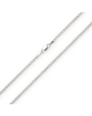 Srebrny łańcuszek splot Rombo 50 cm - pr. 925