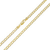 Złoty łańcuszek Pancerka 60 cm - pełny - pr. 333