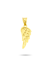 Złota zawieszka diamentowane skrzydło Anioła - pr. 585