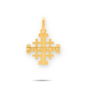 Złota zawieszka Krzyżyk Jerozolimski - pr. 585