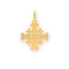 Złota zawieszka Krzyżyk Jerozolimski - pr. 333