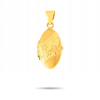  Złota zawieszka medalion otwierany owalny - pr.585