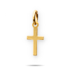 Złoty gładki Krzyżyk katolicki złoty pr. 585