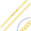 Złoty łańcuszek Pancerka 55 cm - pełny - pr. 585