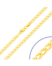 Złoty łańcuszek Pancerka 60 cm - pełny - pr. 585
