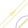 Złoty łańcuszek Lisi ogon 50 cm - pr. 333