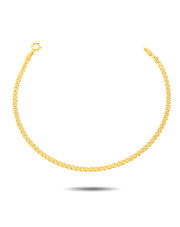 Złota bransoletka Monaliza 19 cm - pr.585