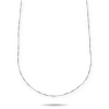 Srebrny naszyjnik - splot ankier + pałeczki 50 cm - pr. 925