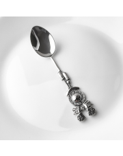 Srebrna łyżeczka pod grawer - Aniołki - pr. 925