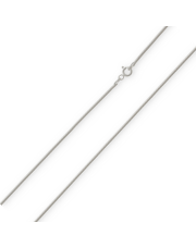 Srebrny łańcuszek splot Żmijka 45 cm - 2 mm - pr. 925