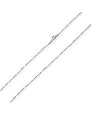 Srebrny łańcuszek splot Podłużny Ankier 55 cm - pr. 925