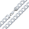 Srebrny łańcuszek splot Pancerka 55 cm 15 mm - pr. 925
