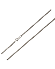 Srebrny naszyjnik splot POPCORN 40 cm - pr. 925