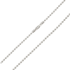 Srebrny łańcuszek splot z diamentowanych kulek 50 cm - pr. 925