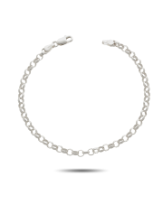 Srebrna bransoleta splot Rollo 20 cm - pr.925