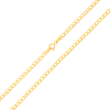 Złoty łańcuszek Pancerka 55 cm- 3,5 mm - pr. 585