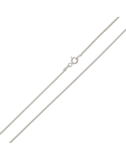Srebrny łańcuszek splot lisi ogon 40 cm - pr. 925