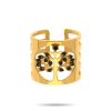 Złoty pierścionek drzewko szczęścia - regulowany rozmiar - pr. 333
