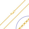 Złoty łańcuszek Rollo 60 cm - pr. 585