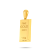 Złota zawieszka sztabka złota - pr. 585